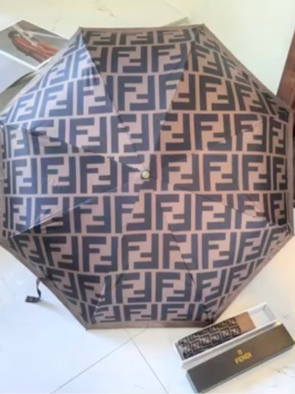 Fendi Print, Automatic Umbrella